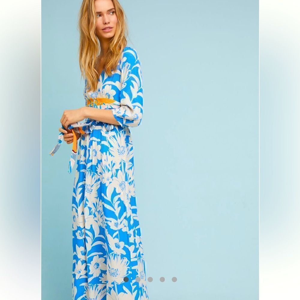 Maeve belted kimono dress